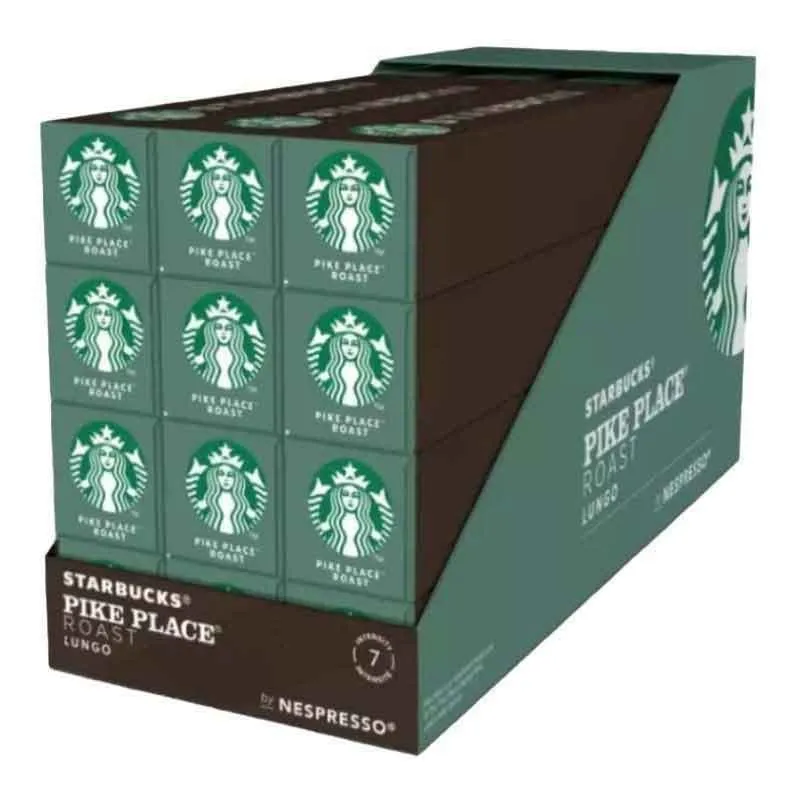 Starbucks Pike Place Roast – 120 capsules compatibles Nespresso®