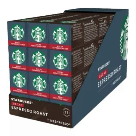 Starbucks Espresso Roast Décaféiné – 120 capsules compatibles Nespresso® aluminium intensité 11