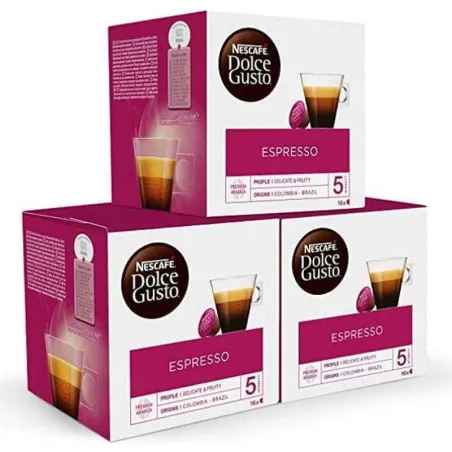 Café Espresso 100% Arabica Pack 48 capsules compatibles Dolce Gusto