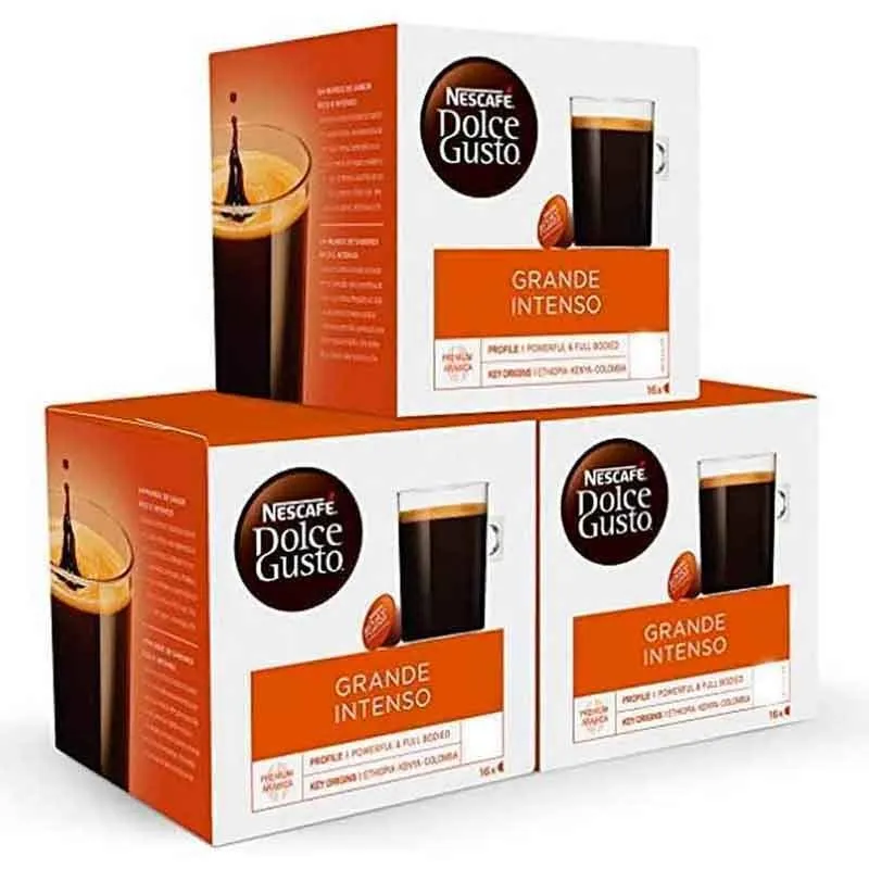 Café Grande Intenso Pack 48 cápsulas Dolce Gusto