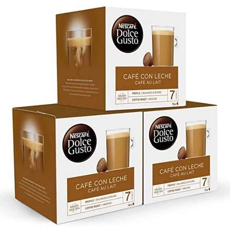 Cafe com leite Pack 48 cápsulas Dolce Gusto Nescafe
