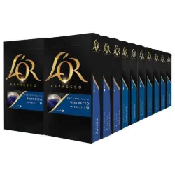 Ristretto Descafeinado L'or 20 cajas compatible Nespresso 200 cápsulas