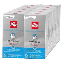 Illy Décaféiné 100 capsules compatibles Nespresso