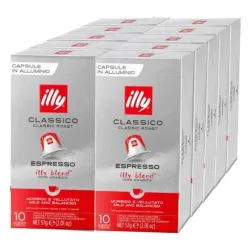 Illy Espresso Classico 100 capsules compatibles Nespresso