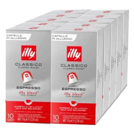 Illy Espresso Classico 100 capsules compatibles Nespresso