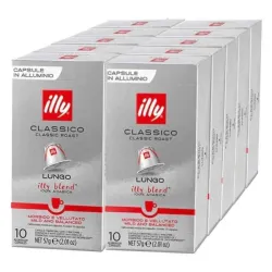 master classico lungo illy 100 cápsulas