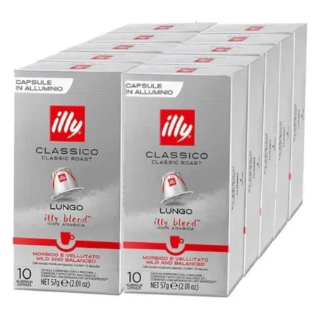 Illy Lungo Classico 100 capsules compatibles Nespresso