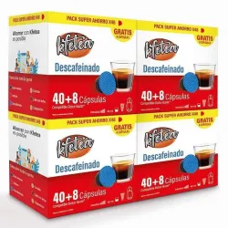 Kfetea Décaféiné 4 boîtes de 48 capsules compatibles Dolce Gusto