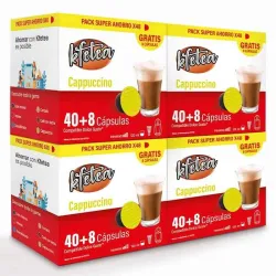 Cappuccino Kfetea 4 cajas de 48 capsulas compatibles Dolce Gusto