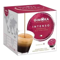 Expresso Intenso Gimoka® , 16 cápsulas compatíveis Dolce Gusto®