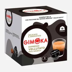 Gimoka Espresso , Dolce Gusto® 16 cápsulas compatíveis