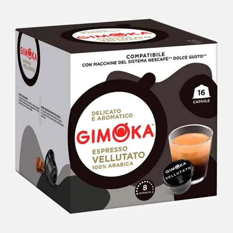 Gimoka Espresso , Dolce Gusto® 16 cápsulas compatíveis