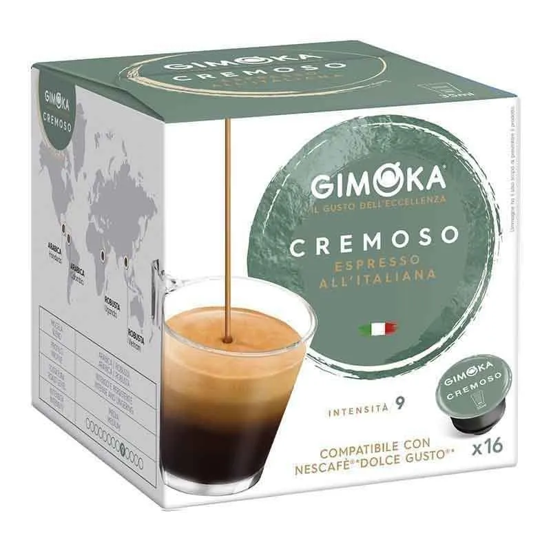Gimoka® Creamy Espresso, Dolce Gusto® 16 cápsulas compatíveis