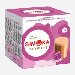 Café Gimoka Dolce Gusto® compatível Café com Leche 16 cápsulas