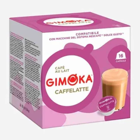 Café Gimoka Dolce Gusto® compatível Café com Leche 16 cápsulas