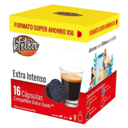 Extra Forte Kfetea Compatível com Dolce Gusto 16 cápsulas