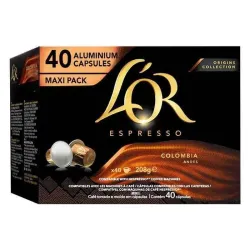 L'OR Colombia, 40 cápsulas compatíveis NESPRESSO.