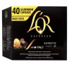 Ristretto L'OR, 40 cápsulas compatíveis NESPRESSO.