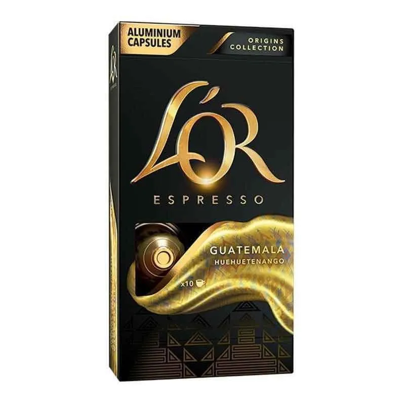 L'OR Guatemala, 10 cápsulas compatíveis Nespresso.