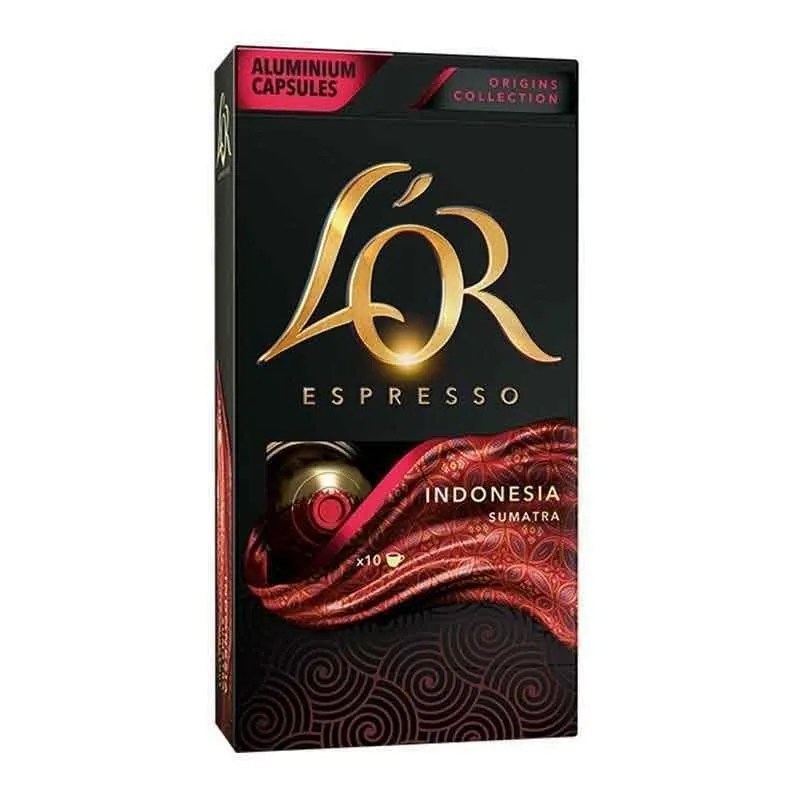 INDONÉSIA SUMATRA L'OR 10 cápsulas compatíveis Nespresso.