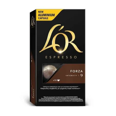 Forza L'OR, 10 cápsulas compatíveis Nespresso.