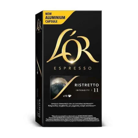 RISTRETTO L'OR, 10 cápsulas compatíveis NESPRESSO.