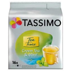 Chá Verde e Mint TWININGS, 16 unidades TASSIMO.