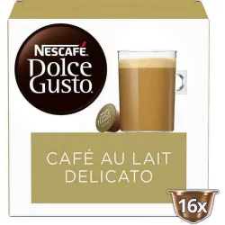 Café au Lait Delicato, 16 cápsulas Nescafé Dolce Gusto®