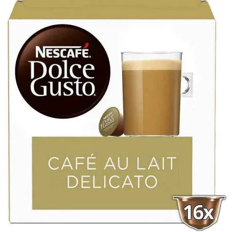 Café au Lait Delicato, 16 cápsulas Nescafé Dolce Gusto®