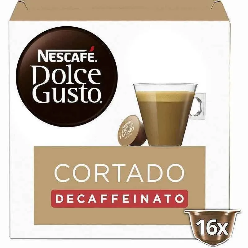 Café cortado Descafeinado 16 uds. Dolce Gusto