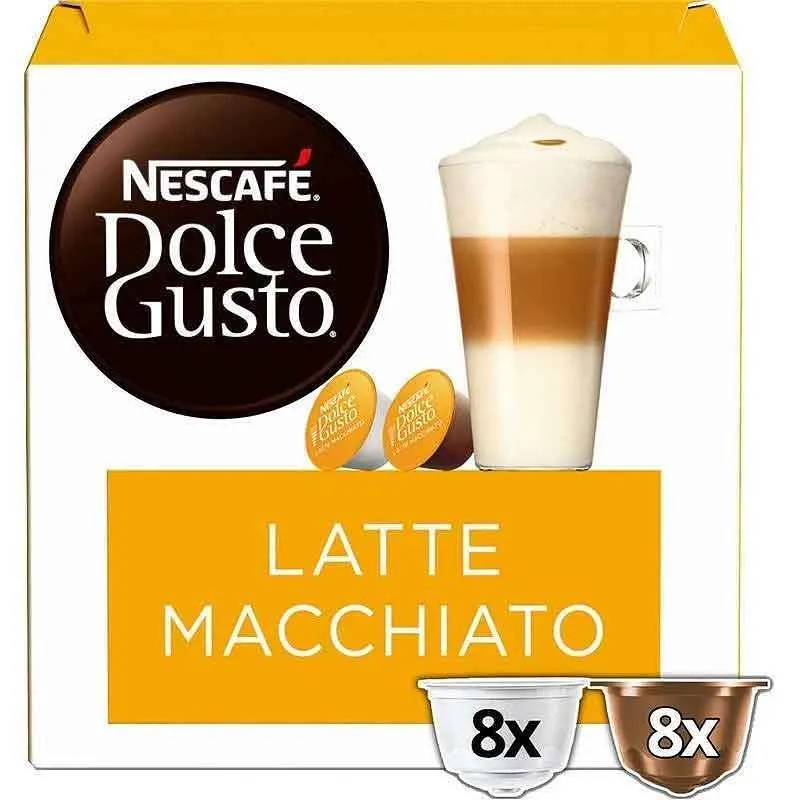 Latte Macchiato. 16 capsulas Dolce Gusto