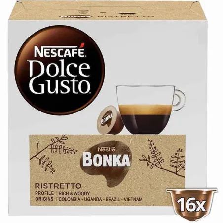Bonka Ristretto Dolce Gusto Café, com 16 unidades