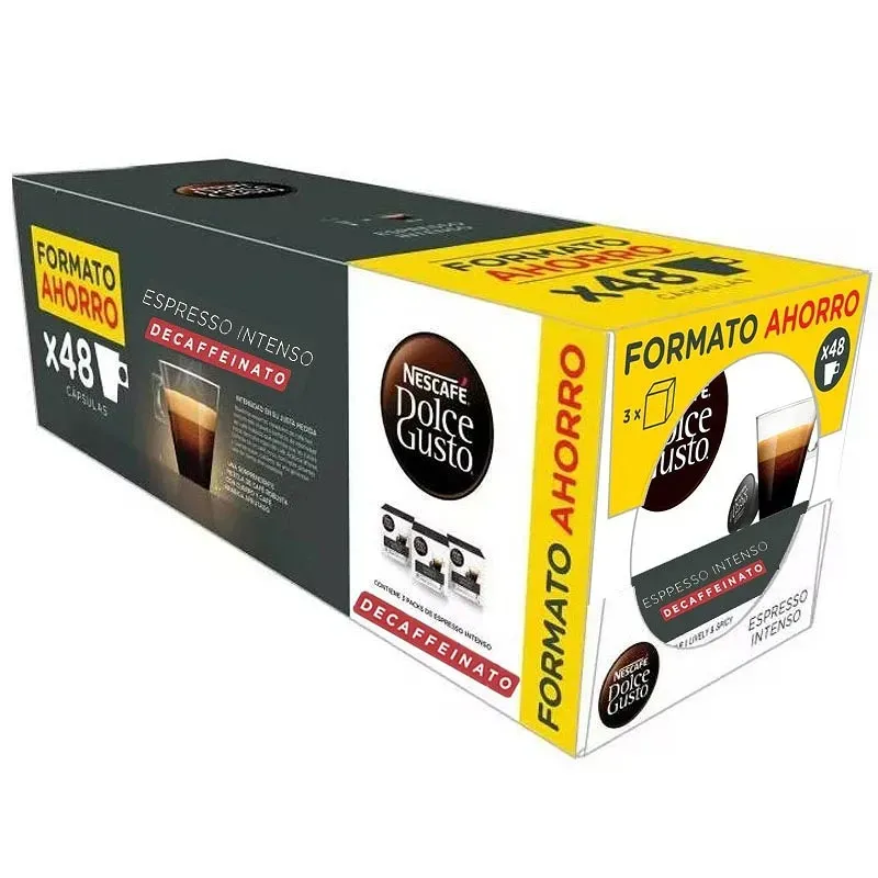 Espresso Intenso Décaféiné Dolce Gusto format économique 48 capsules