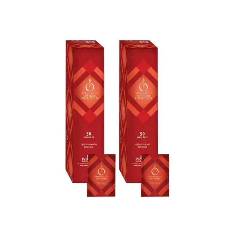 Café soluble décaféiné Medalla de Oro 100 sachets x 2 g