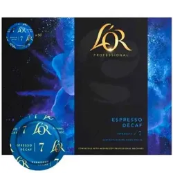 Espresso décaféiné L’OR 50 capsules pour Nespresso Professional