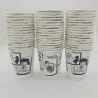 50 gobelets en papier jetables 8 oz – 240 ml