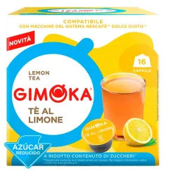 16 Cápsulas Chá Limão Gimoka (Açúcar Reduzido)