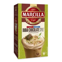 Cappuccino Chocolate Dubái - Marcilla instantáneo 8 servicios