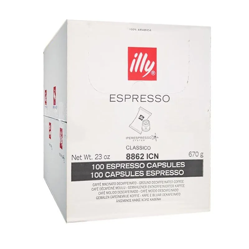 Espresso Clásico, 100 cápsulas de Iperespresso Illy.