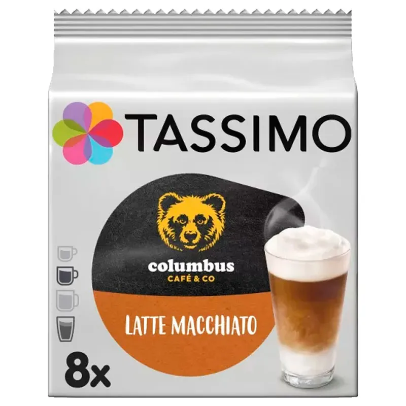 Tassimo Columbus Latte Macchiato (8 boissons)