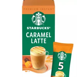 Starbucks Latte Caramel  caja de 5 sobres de 23 gramos