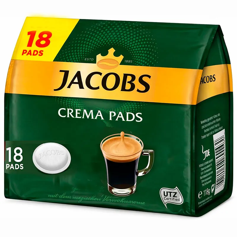 Jacobs Senseo Crema  café Made in Alemania – 18 Monodosis