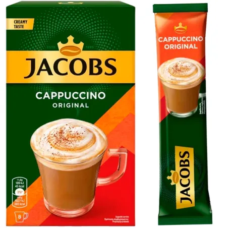 Cappuccino Classic  Soluble Jacobs 8 sobres de 11.6 gr