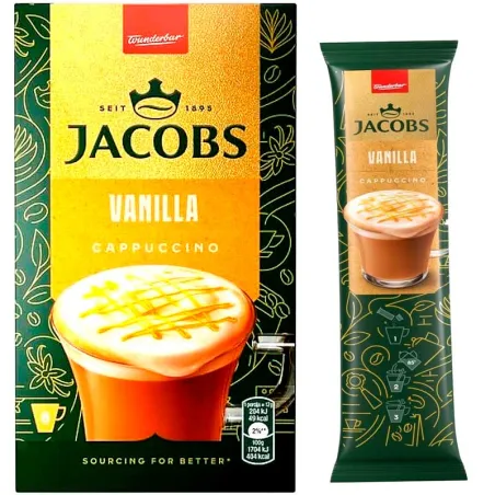 Jacobs Cappuccino Vanille (8 sachets) soluble