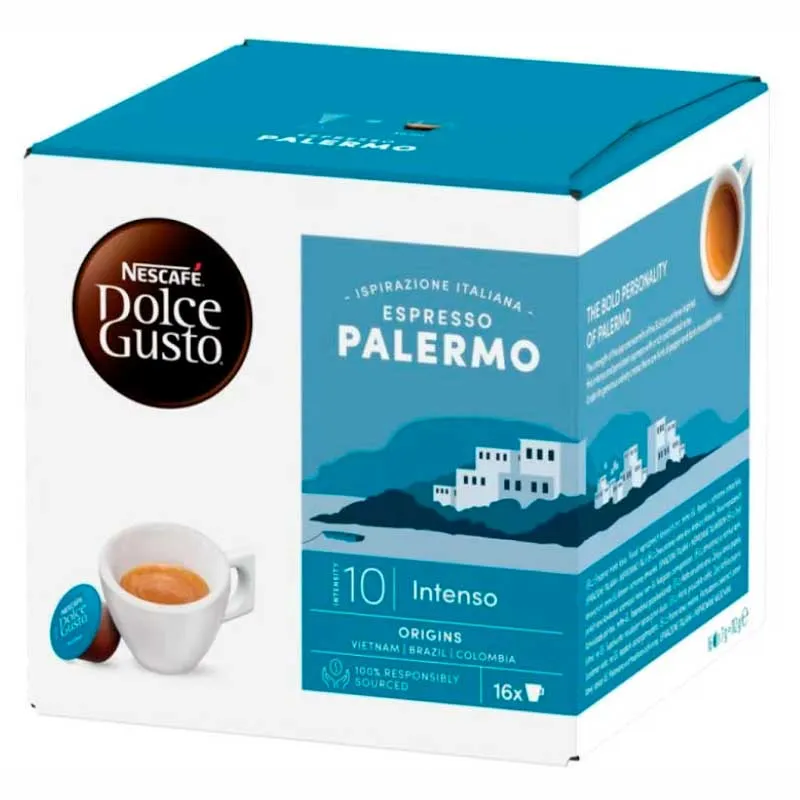 Espresso Palermo Dolce Gusto pack 16 cápsulas Originales