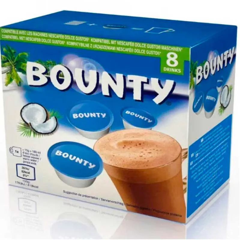 Capsules Bounty Chocolat Dolce Gusto (8 pces)