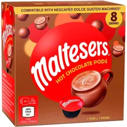 Maltesers Chocolate 8 cápsulas compatibles con Dolce Gusto 120 gr