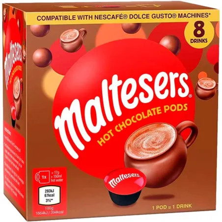 Capsules Maltesers Chocolat Dolce Gusto (8 un)