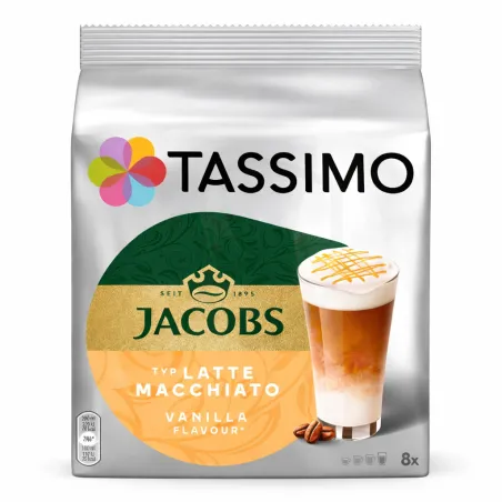 Tassimo Jacobs Latte Macchiato Vanille (8 pces)
