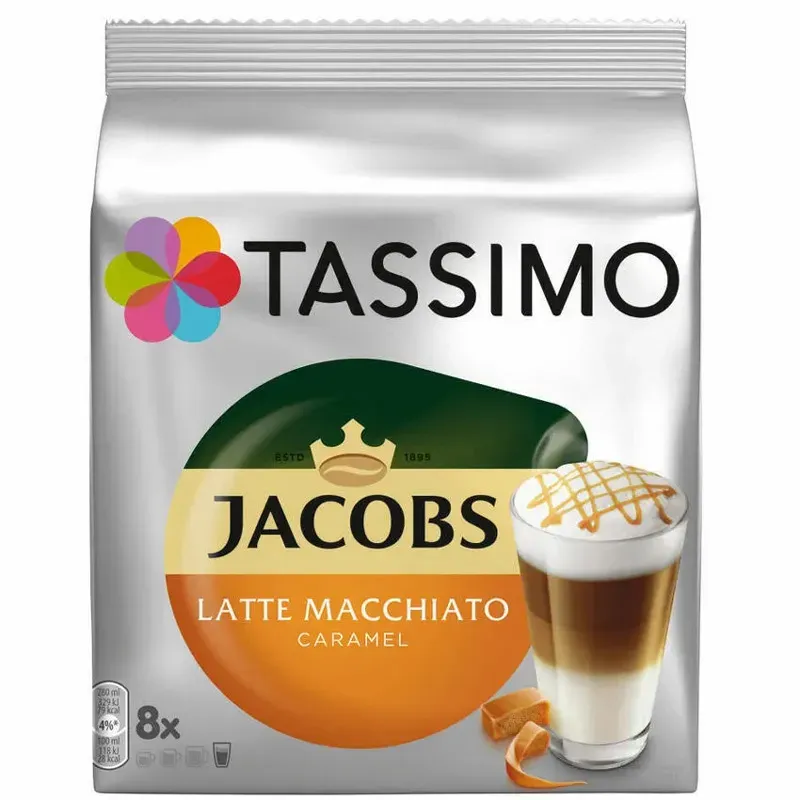 Latte Macchato Caramel Jacobs 8 servicios para Tassimo
